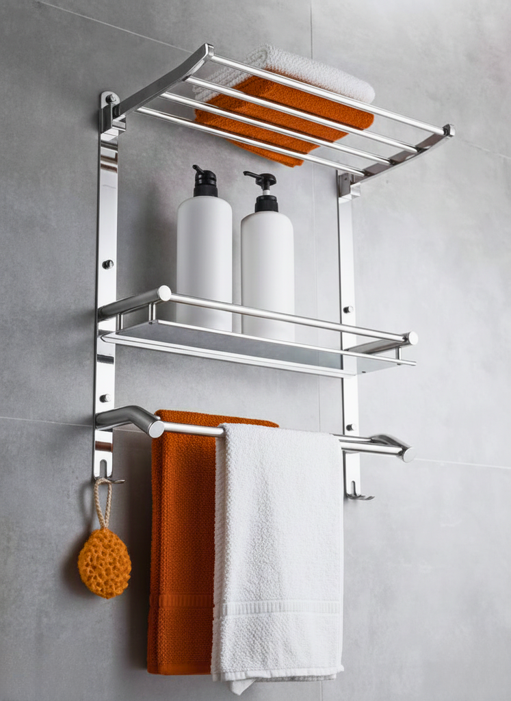 Towel Holder with Shelf TS20