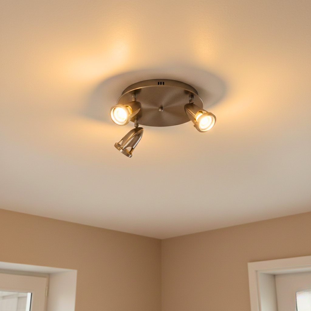 3-Light Ceiling Spotlight 071404-3R