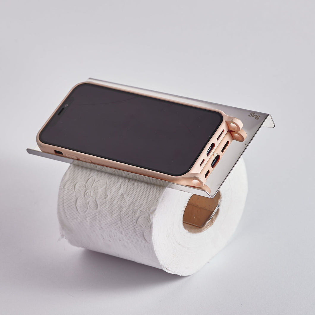 Toilet Roll Holder with Phone Shelf 6629