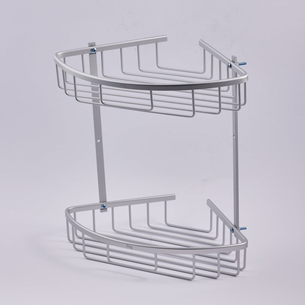 2-Tier Corner Shower Basket H-815