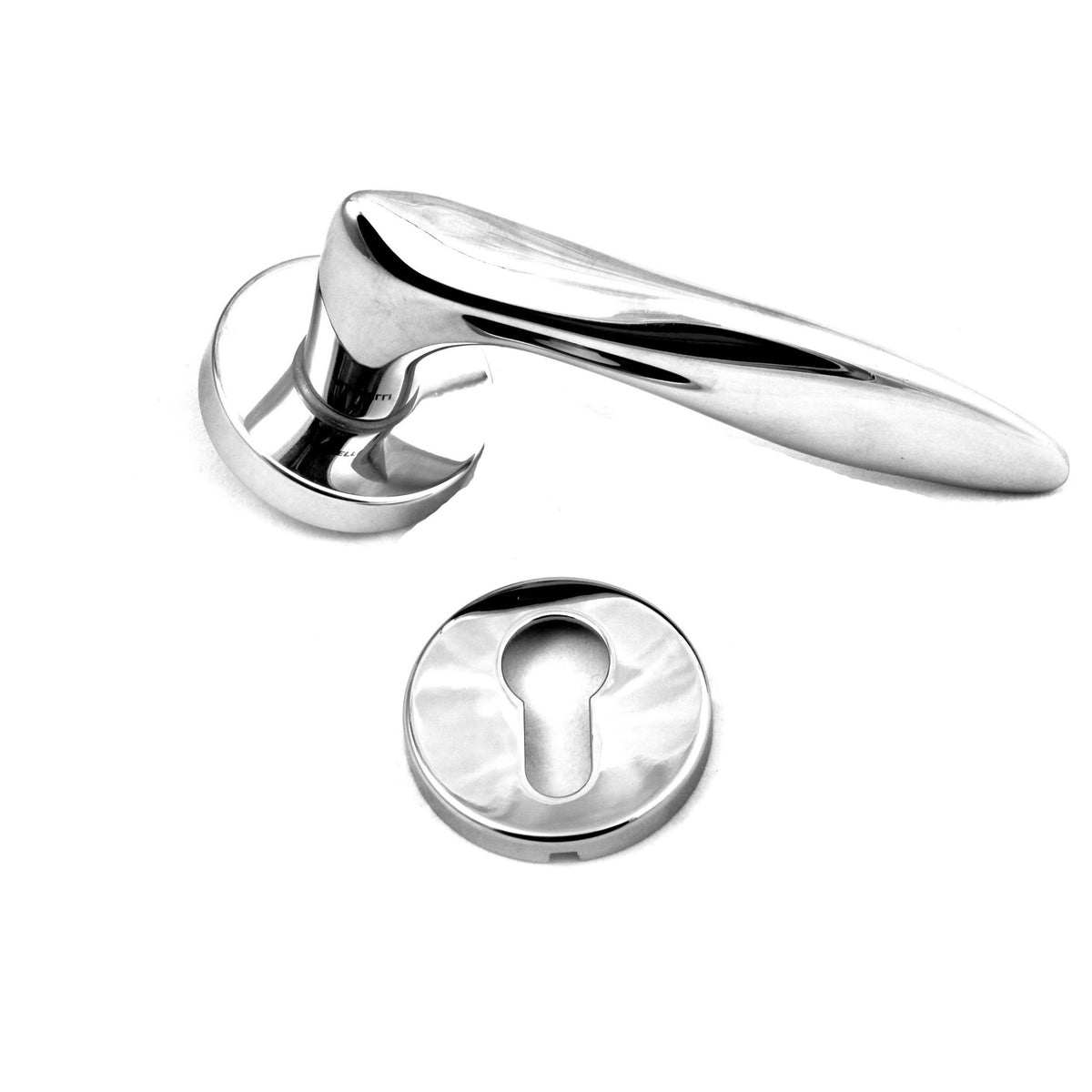 Rosetta Copper Door Handle 381