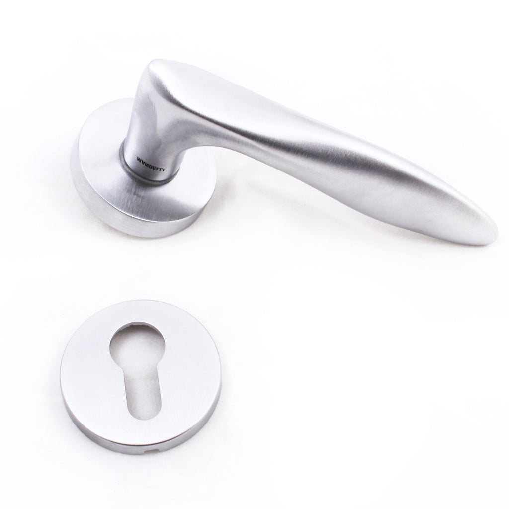 Rosetta Copper Door Handle 381