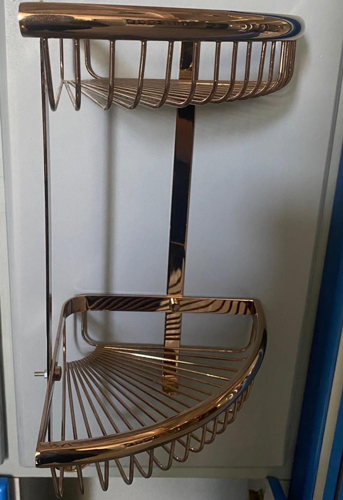 2-Tier Corner Shower Basket WT-514