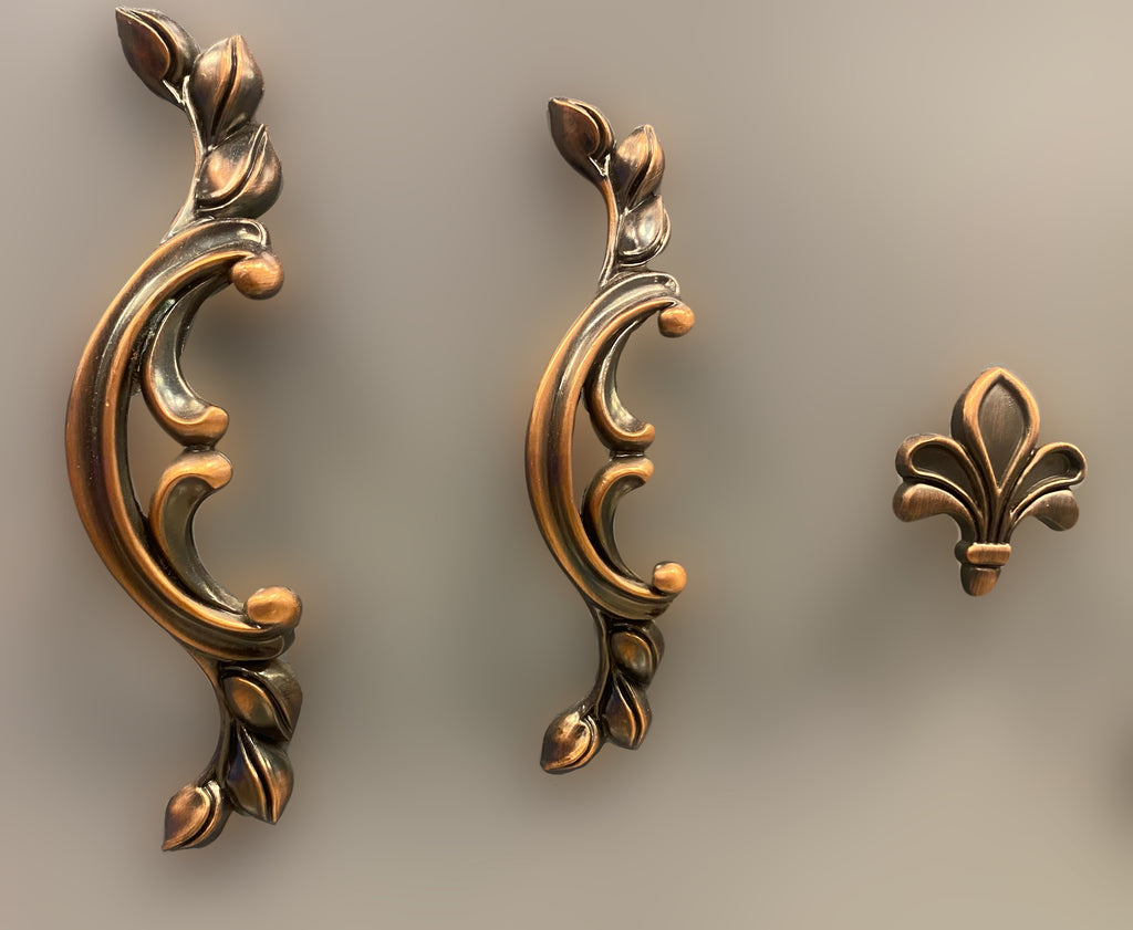 Floral Scroll Cabinet Handle – N06499