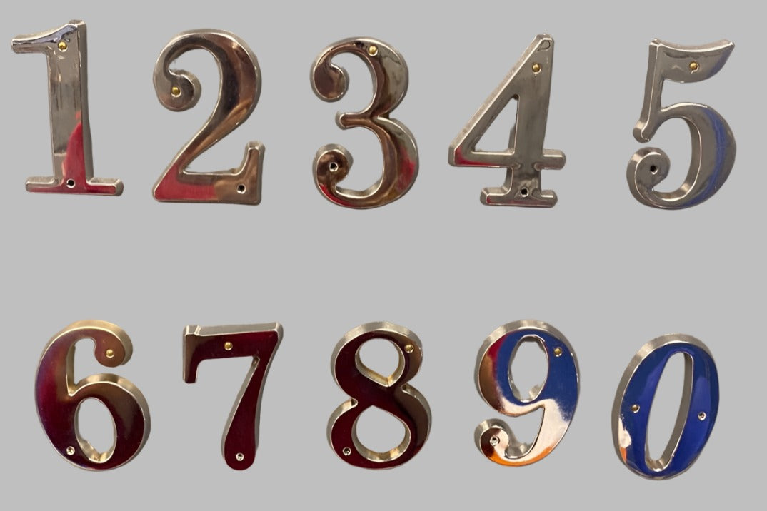 Silver House Number