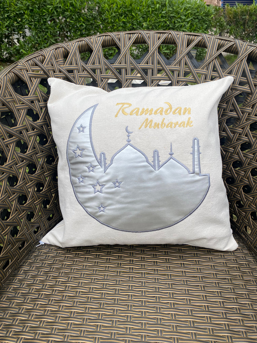 Ramadan Cushion Cover with Leather Siag Stores